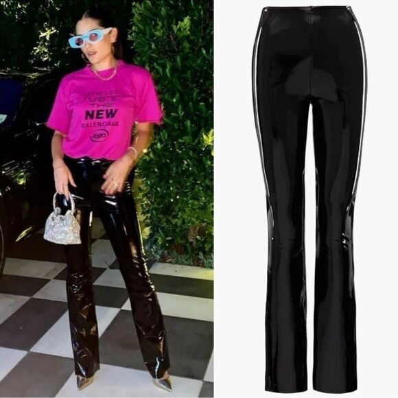 Commando Faux Patent Leather Flare Leggings NWT - Picture 2 of 11